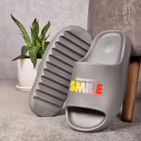 دمپایی مردانه اسمایل حمام و دستشویی مدل 168734 رنگ نقره ای سایز 41تا45