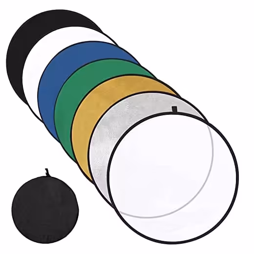 رفلکتور هفت کاره هارمونی سایز 80cm (قابل استفاده به عنوان پس‌زمینه)