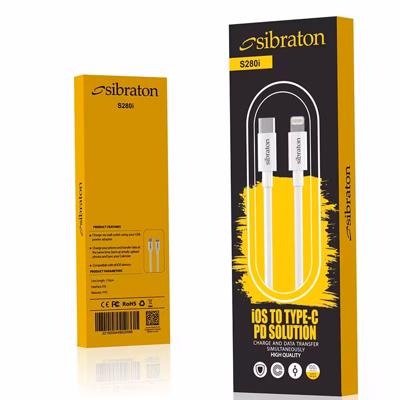 کابل شارژر USB-C به لایتینگ