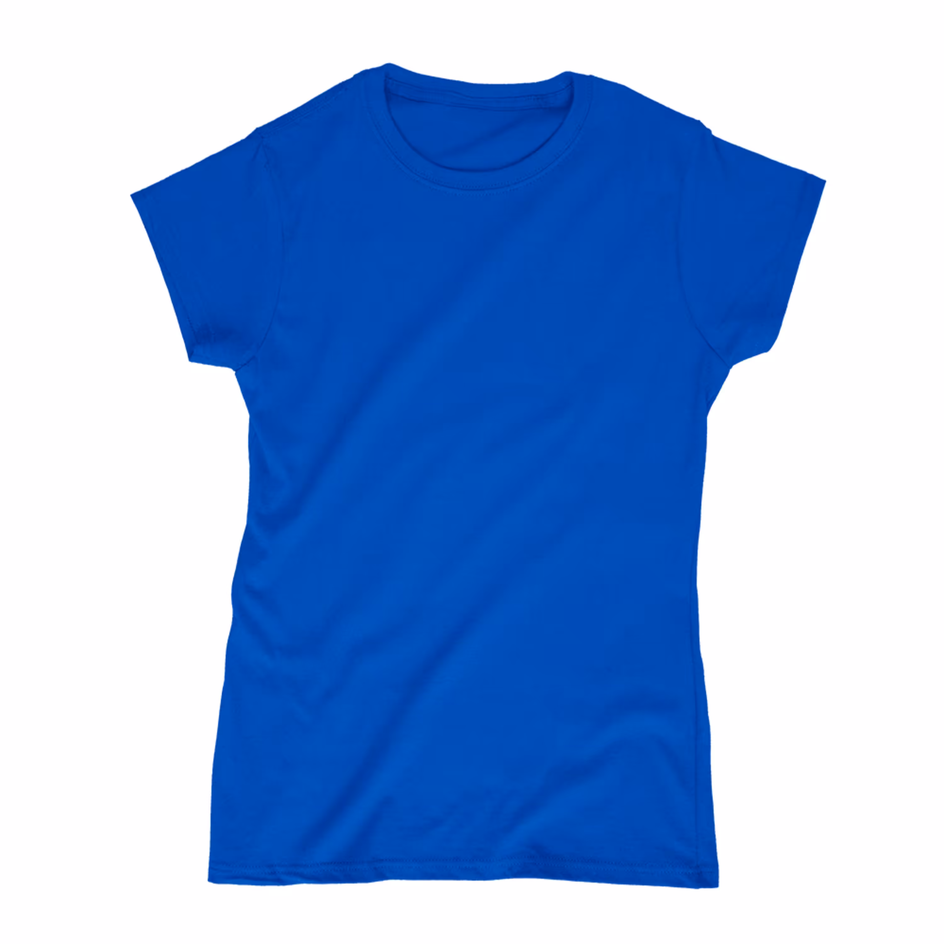 تیشرت نخی آریوس آبی شالی آستین کوتاه زنانه (دارای سایزبندی)