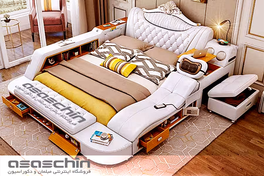 تخت خواب هوشمند دو نفره اِلپاکا
