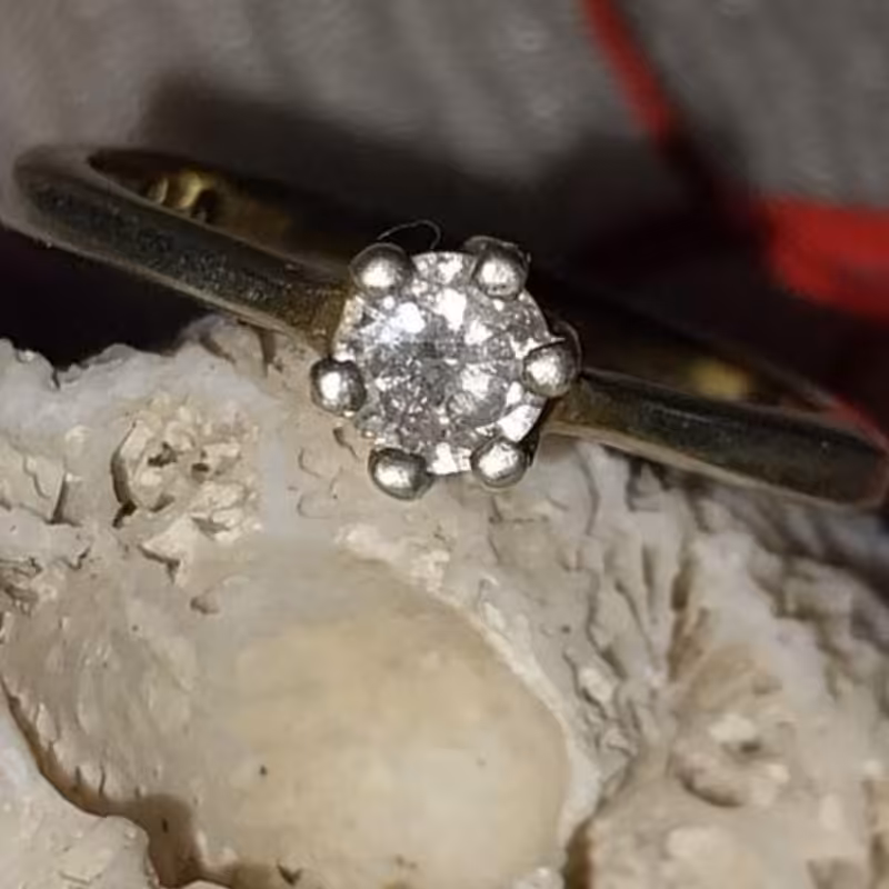 نیم قیراط الماس سفید طبیعی قابلیت شناسنامه شدن