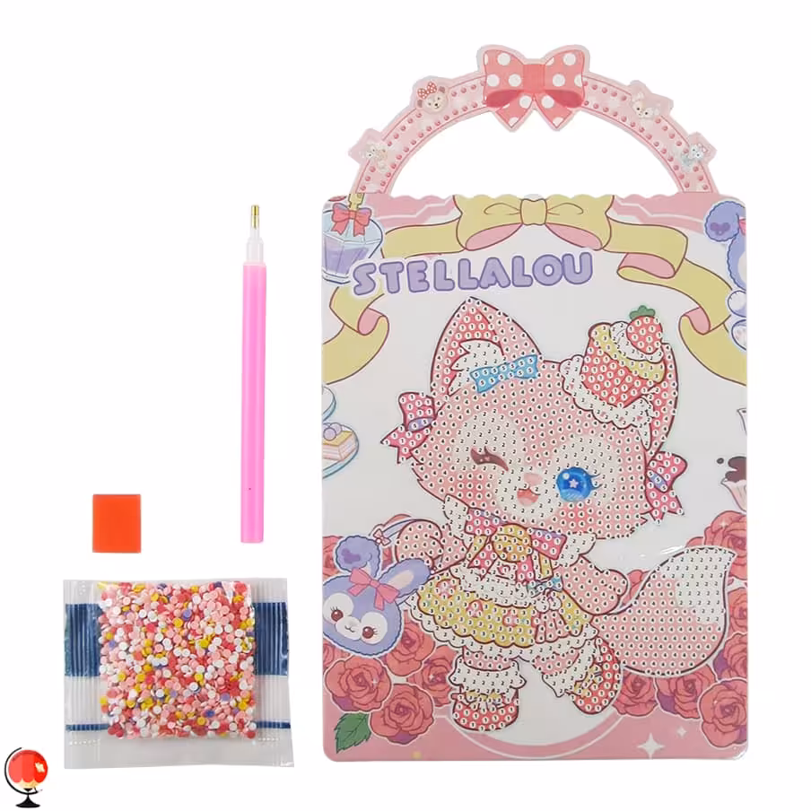 کیت نقاشی الماسی دسته دار گربه