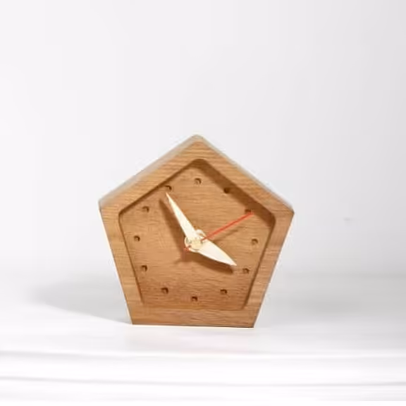 ساعت چوبی رومیزی