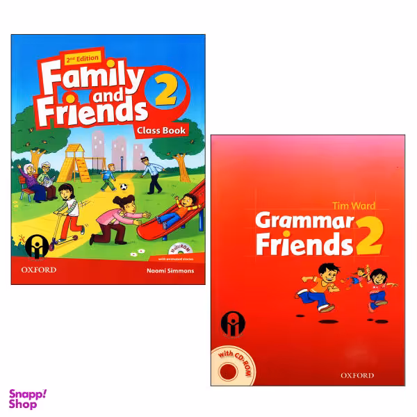 کتاب Family and Friends 2 اثر Naomi Simmons And Tim Ward انتشارات الوندپویان دو جلدی