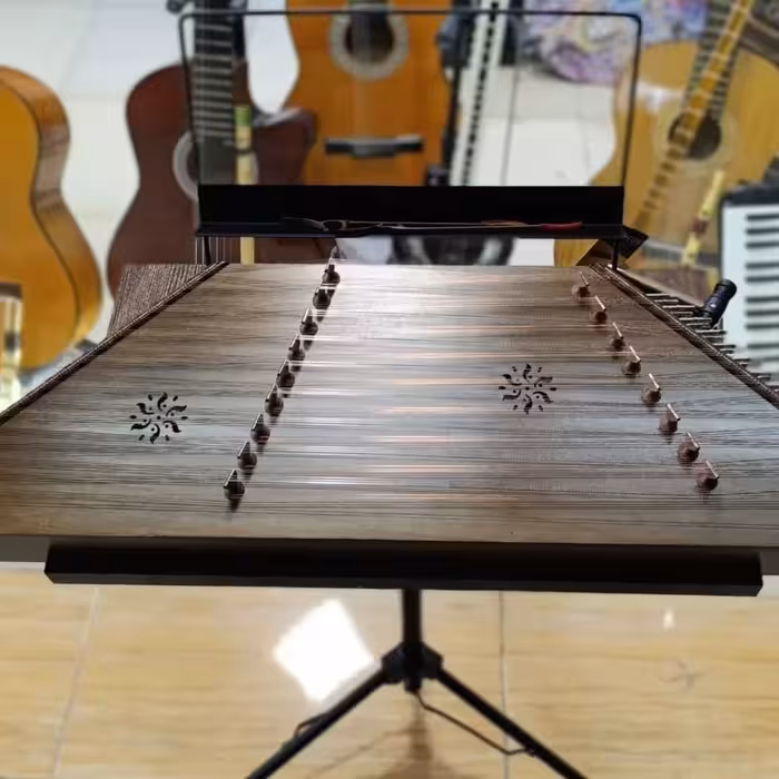 سنتور پنج مهر ویژه درویش چوب گردو سیم المانی با تمام متعلقات  