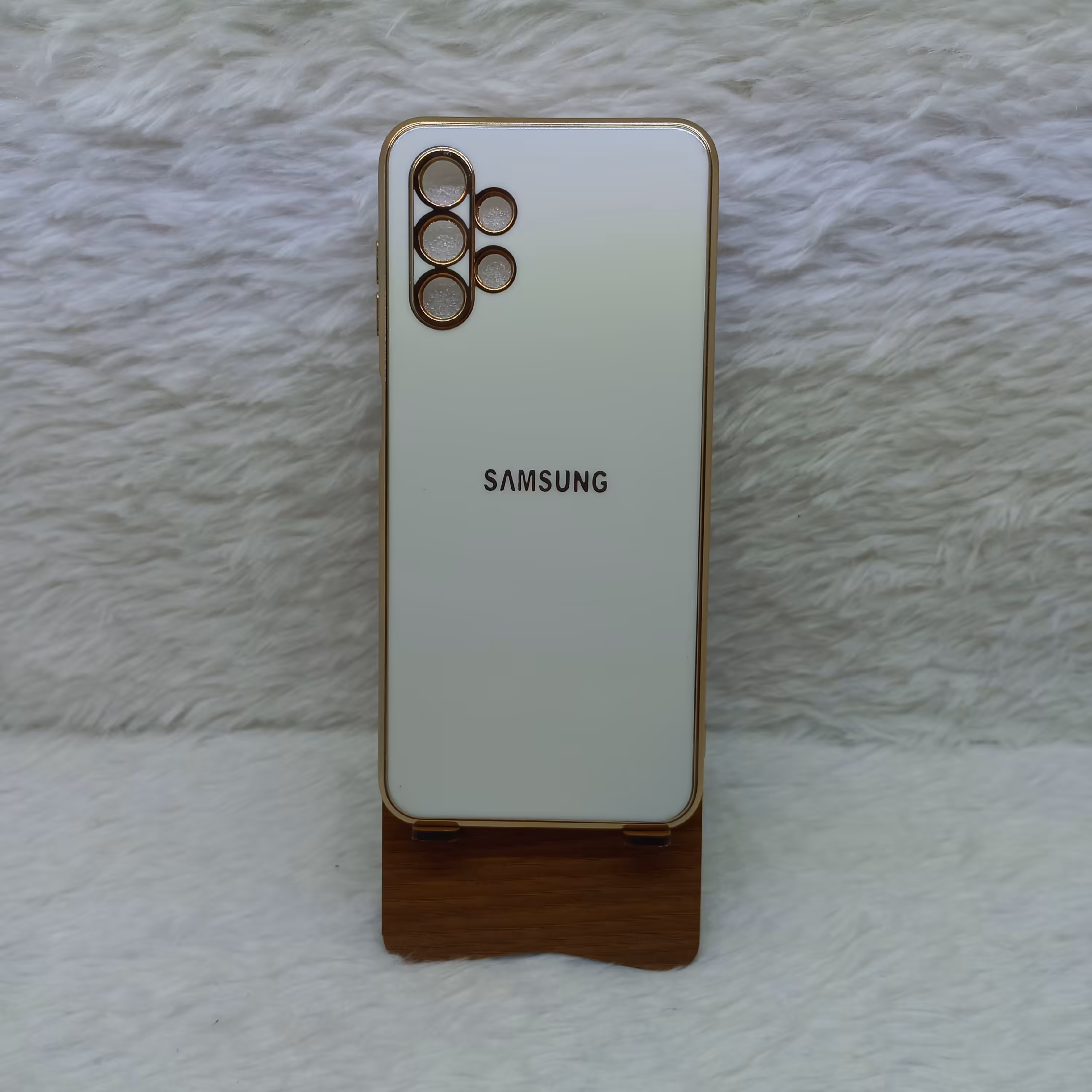 گارد (قاب) گوشی A13 4G مدل مای کیس رنگ سفید مناسب گوشی Samsung A13 4G