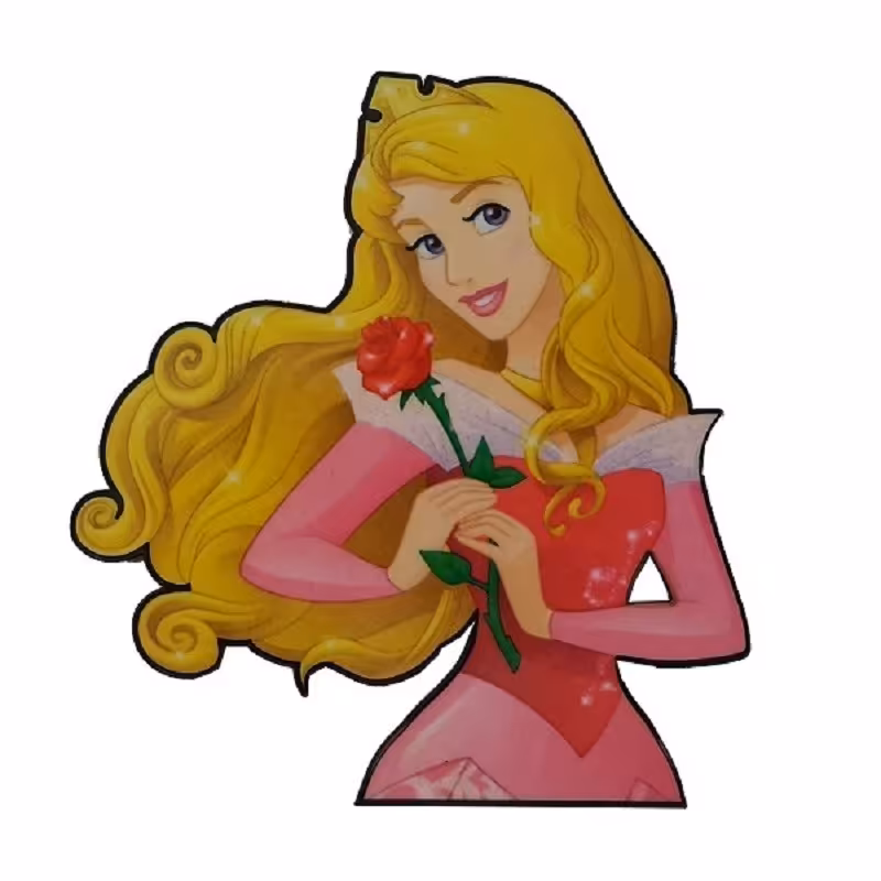 تاپر و ابزار تزیین کیک بهگز مدل پرنسس دیزنی زیبای خفته