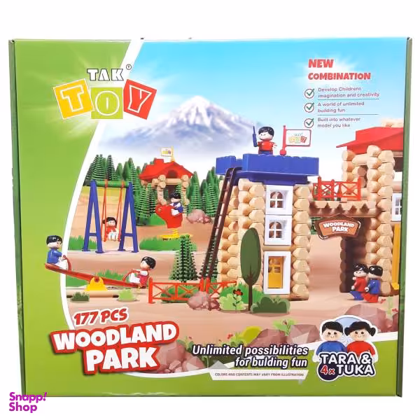 بازی ساختنی 177 تکه تک توی مدل Woodland Park