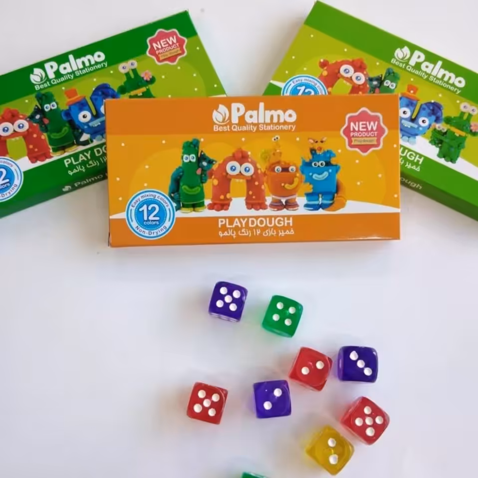 خمیربازی 12رنگ مارک پالمو 