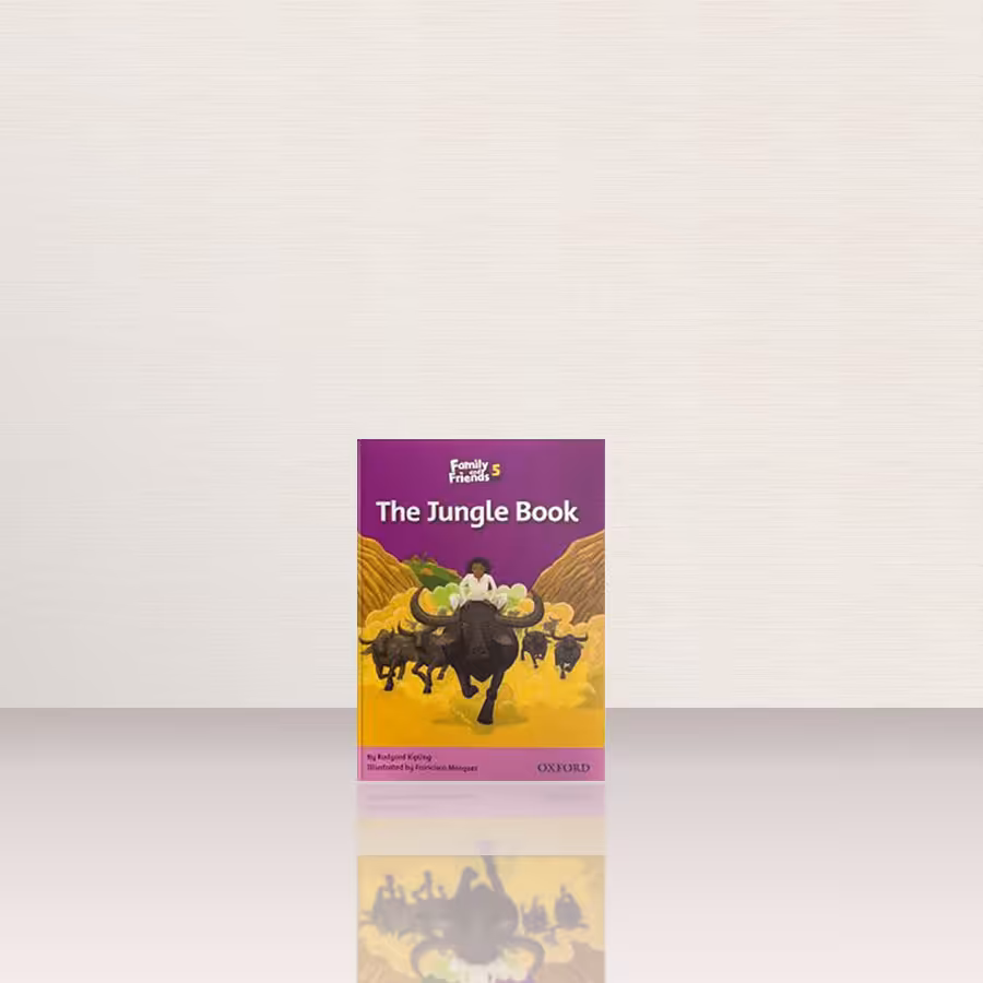کتاب داستان انگلیسی فمیلی اند فرندز 5 کتاب جنگل | Family and Friends Readers 5 The Jungle Book | خرید کتاب زبان | خرید لوازم التحریر | چی کتاب | بالاترین تخفیف و ارسال رایگان