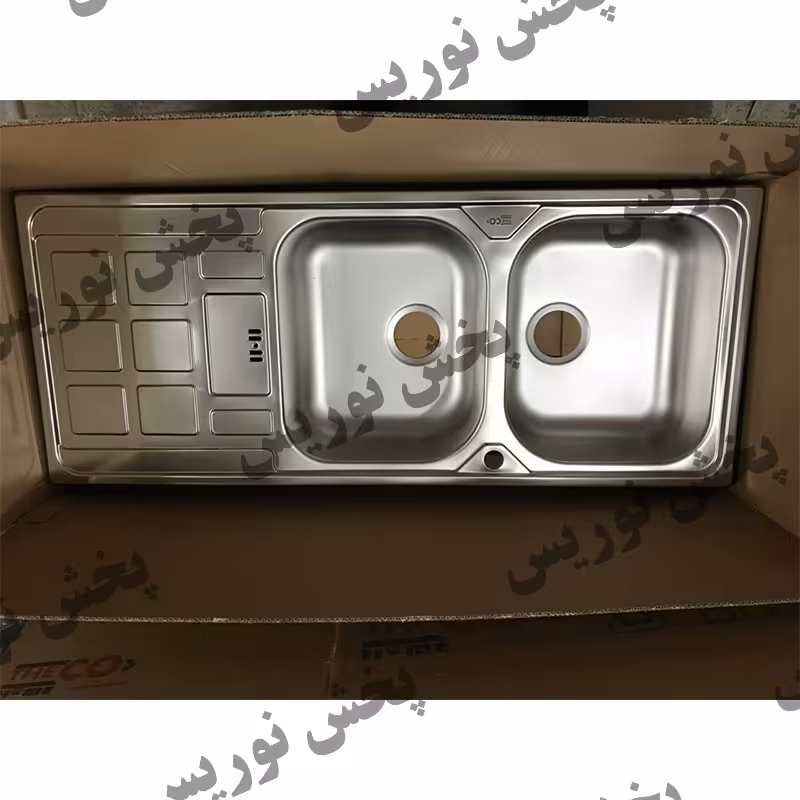 سینک استیل توکار  120 در 50 کد  ES-111