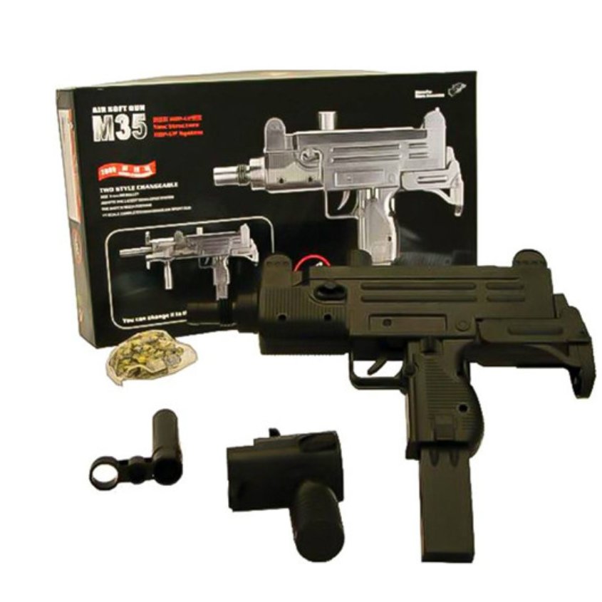 تفنگ مسلسل یوزی M35 تیر ژله ای 