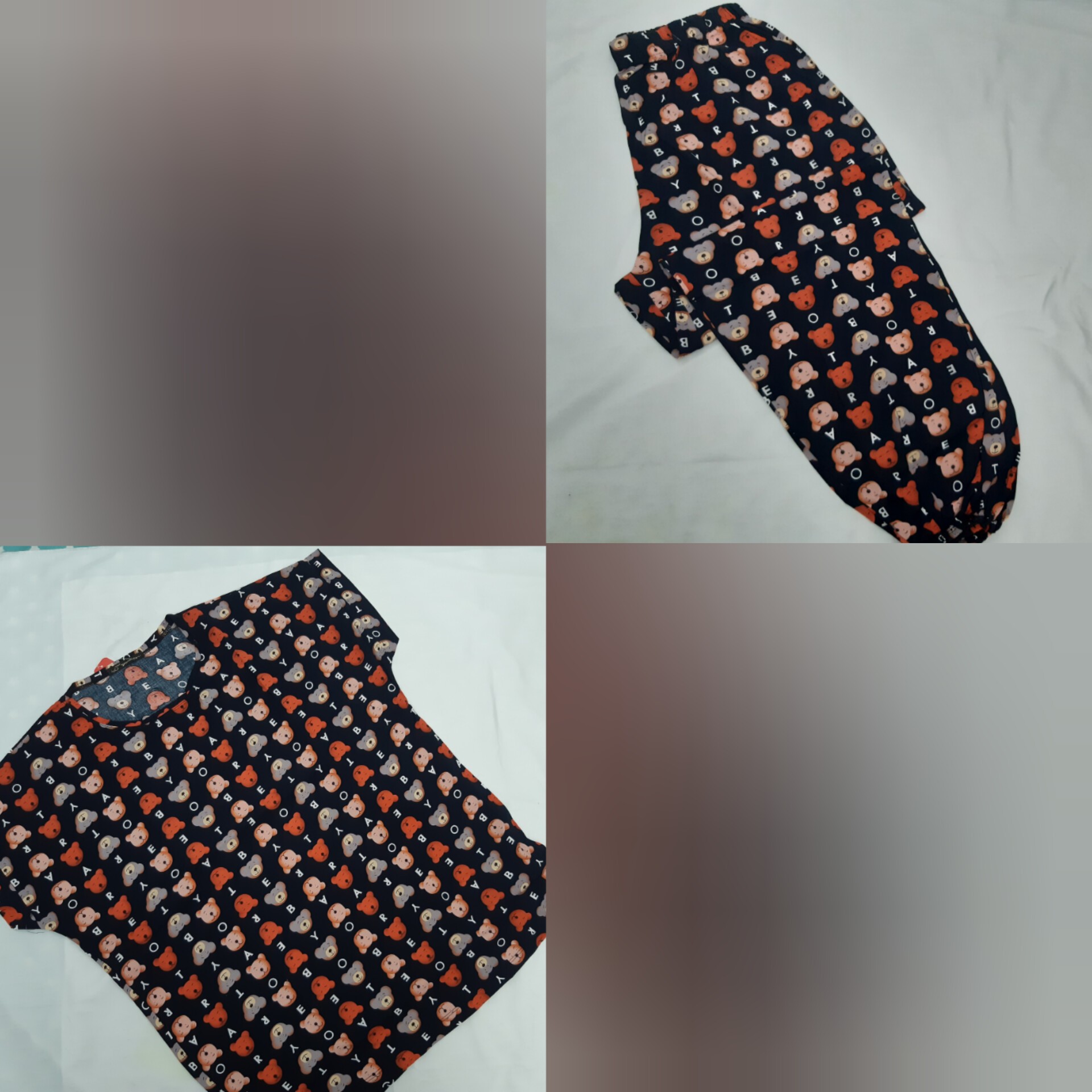 بلوز و شلوار  طرح خرس