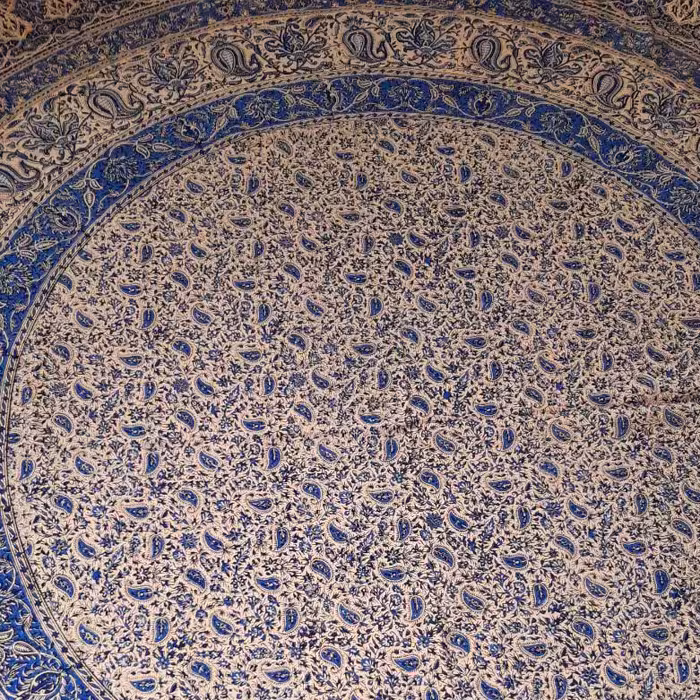 سفره قلمکار طرح بادامی سنتی