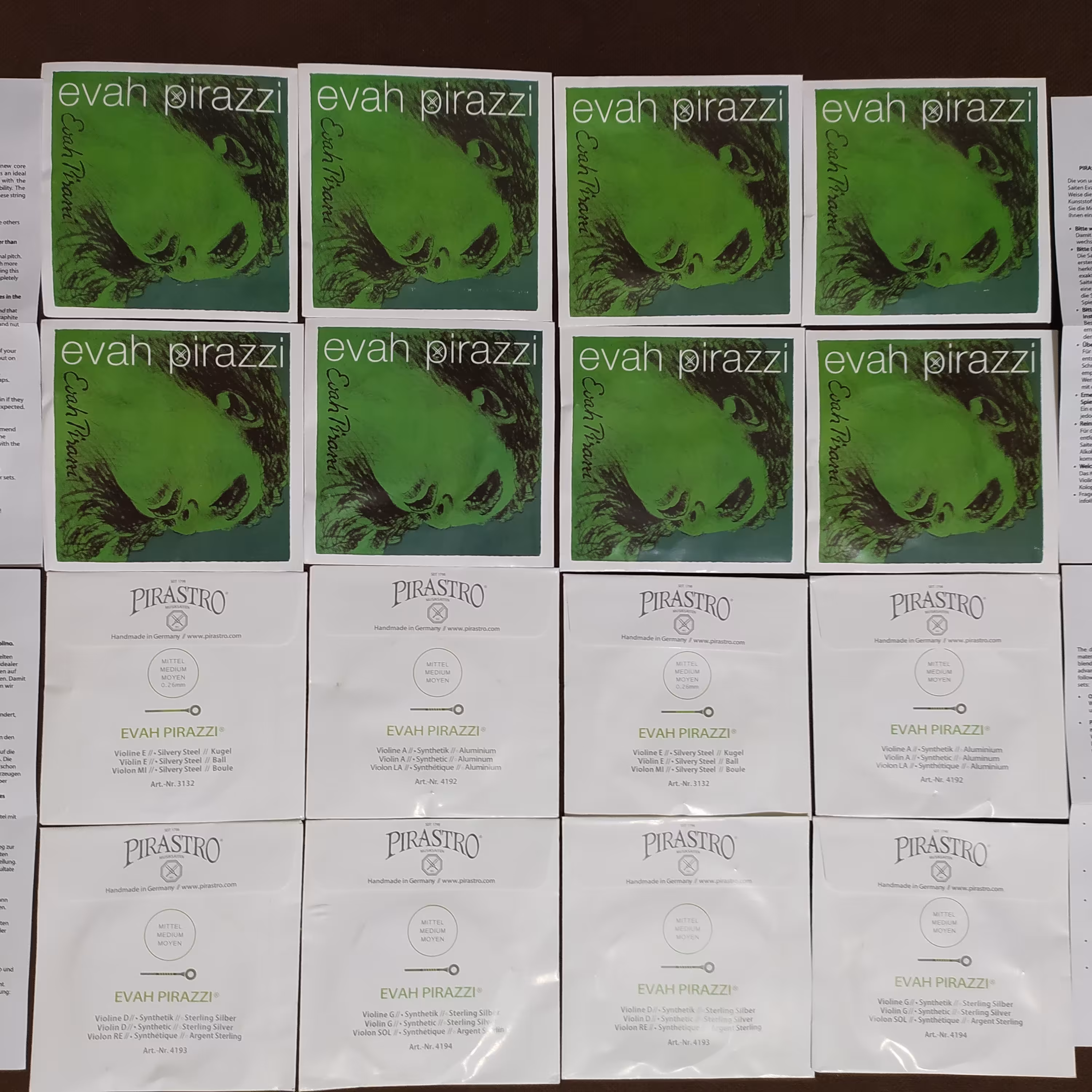 سیم ویولن پیراسترو سبز اوا پیرازی 