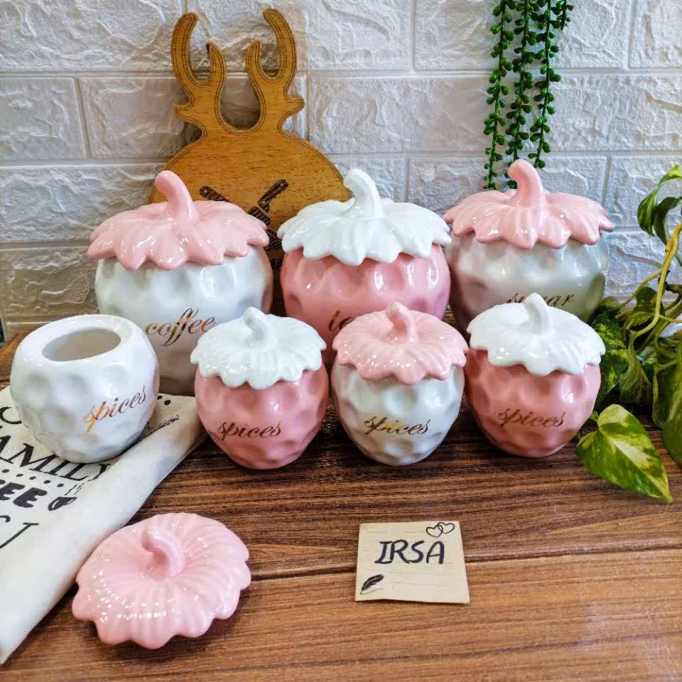 پاسماوری سرامیکی طرح توت فرنگی 