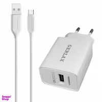 شارژر دیواری جرلکس مدل GA-19F به همراه کابل Microusb