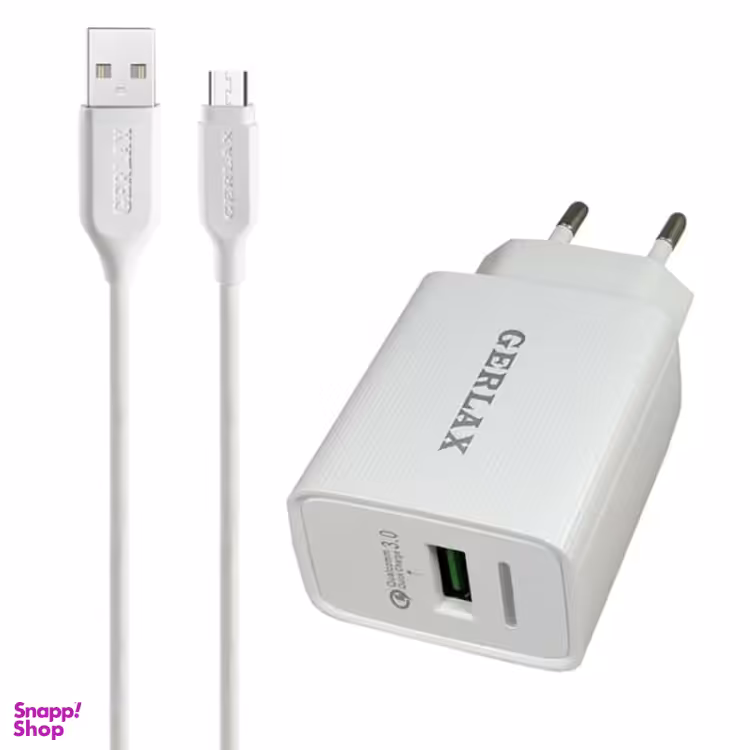 شارژر دیواری جرلکس مدل GA-19F به همراه کابل Microusb