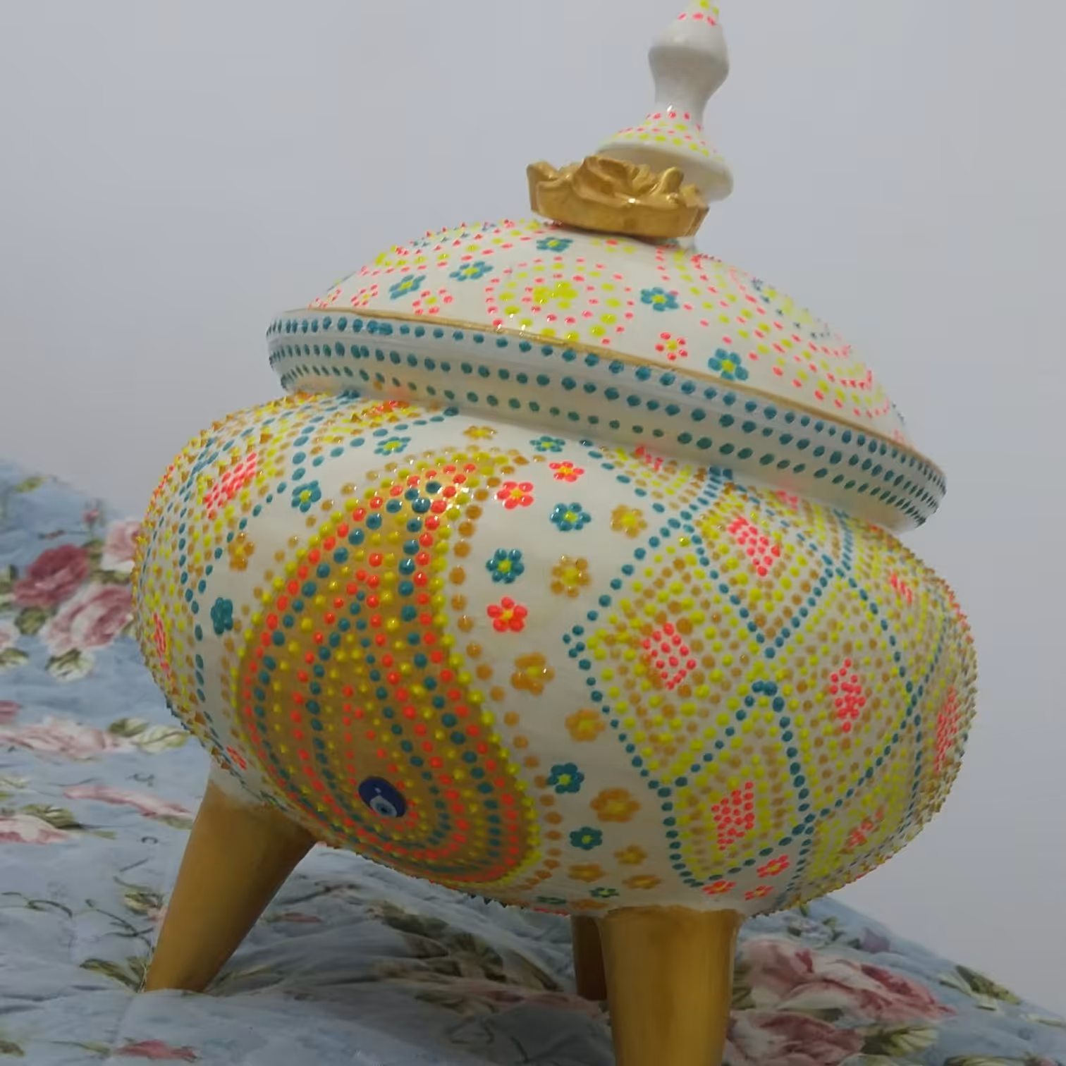 جای شکلاتی پایه دار سایز بزرگ