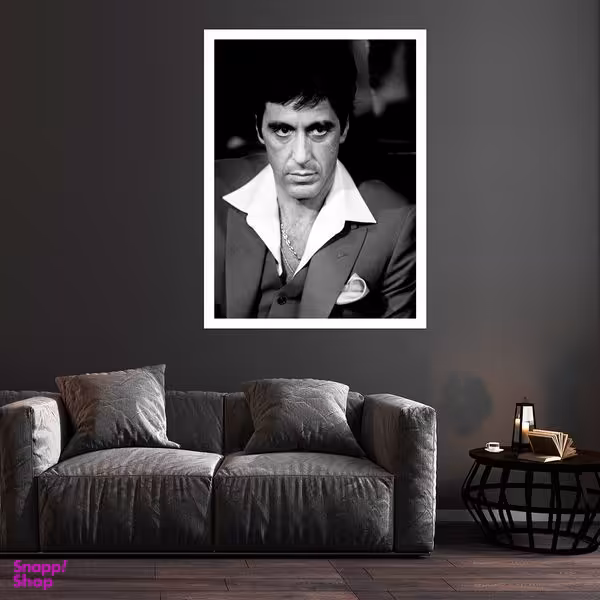 تابلو بکلیت طرح مشاهیر سینما آل پاچینو مدل قاب شاسی W-S9683