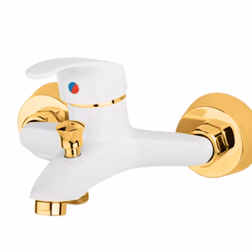 شیر حمام ندا سفید طلایی 