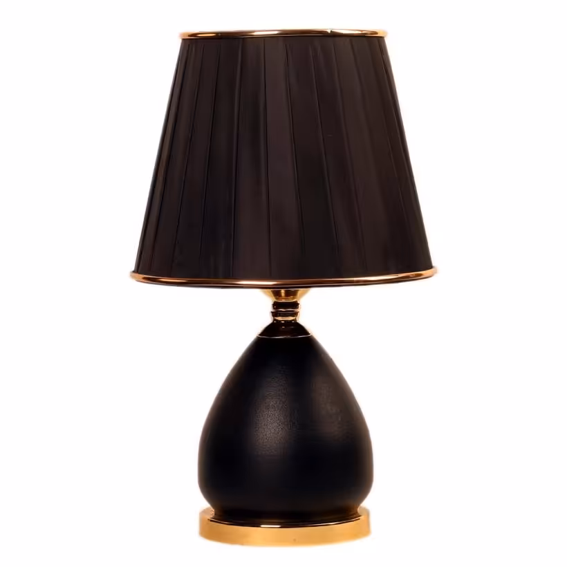 ابازور رومیزی قطره 1 فلزی با شید پلیسه