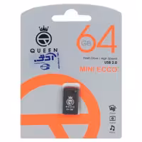 فلش مموری کوئین تک مدل Mini Ecco USB2.0 ظرفیت 64 گیگابایت