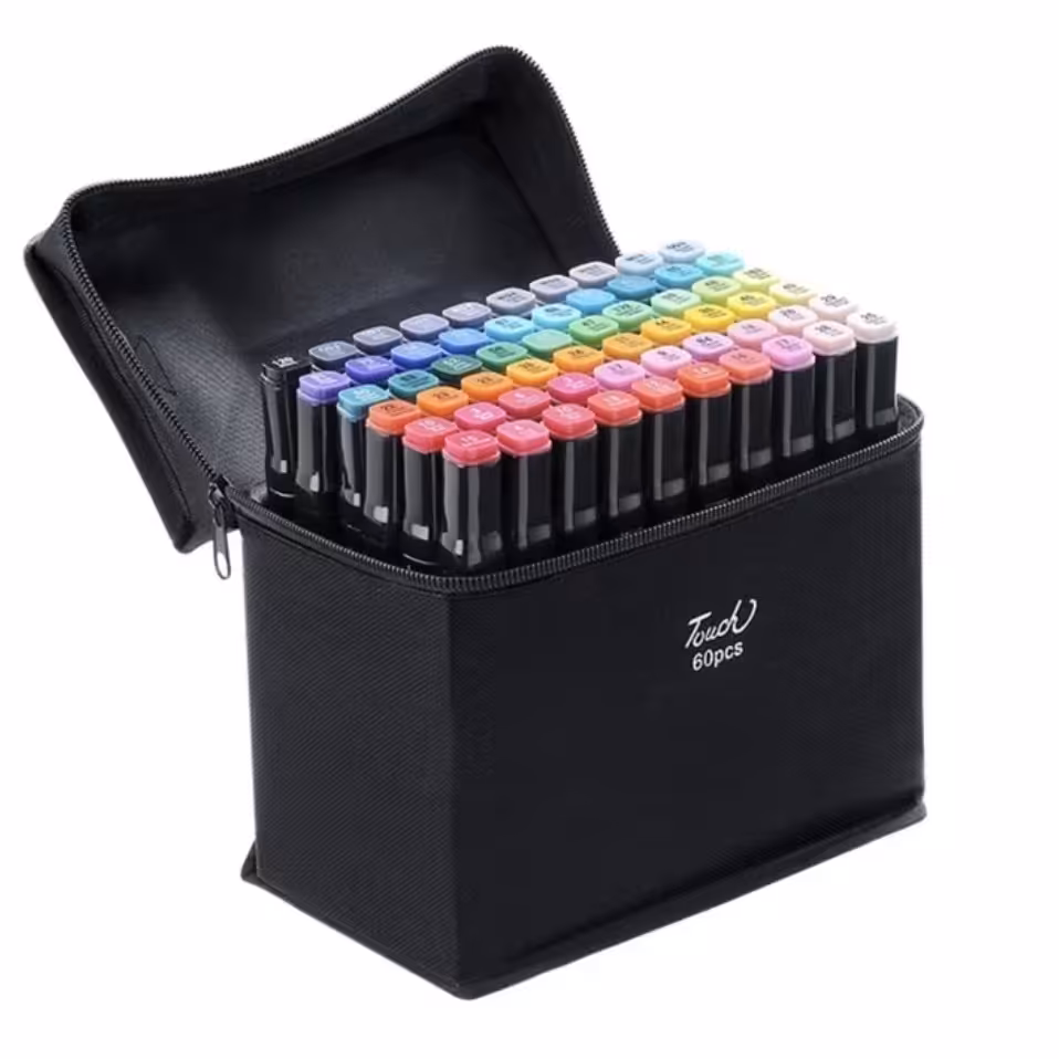 ماژیک دوسر راندو نیو تاچ مدل 060 بسته 60 عددی جنس جوهر نوک تخت 