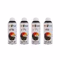 اسپری رنگ مشکی مات دوپلی کالر مدل RAL 9005 حجم 400 میلی لیتر مجموعه 4 عددی