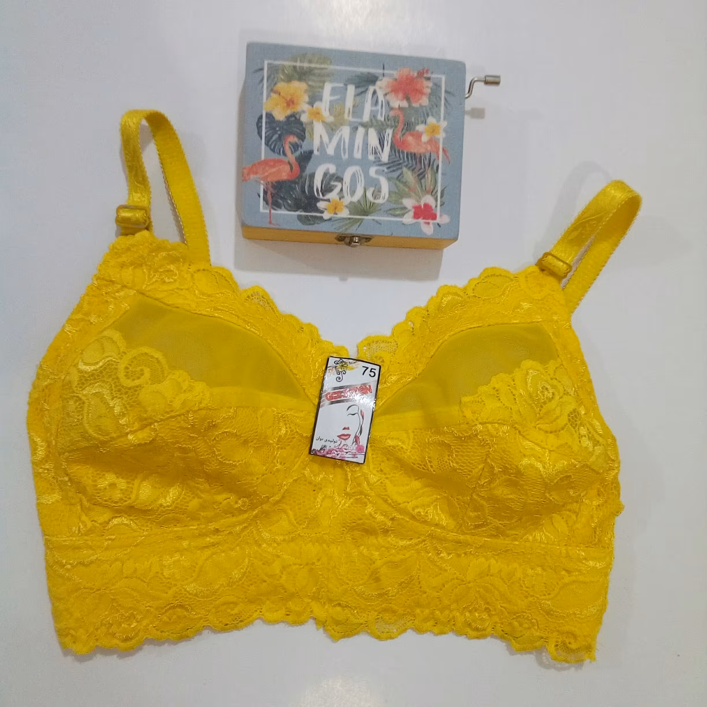 سوتین گیپور نخی کِش پهن