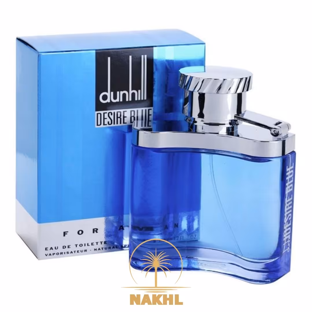 عطر ادکلن و اسانس دانهیل آبی دیزایر بلو 1 گرم  Dunhill Desire Blue نخل 