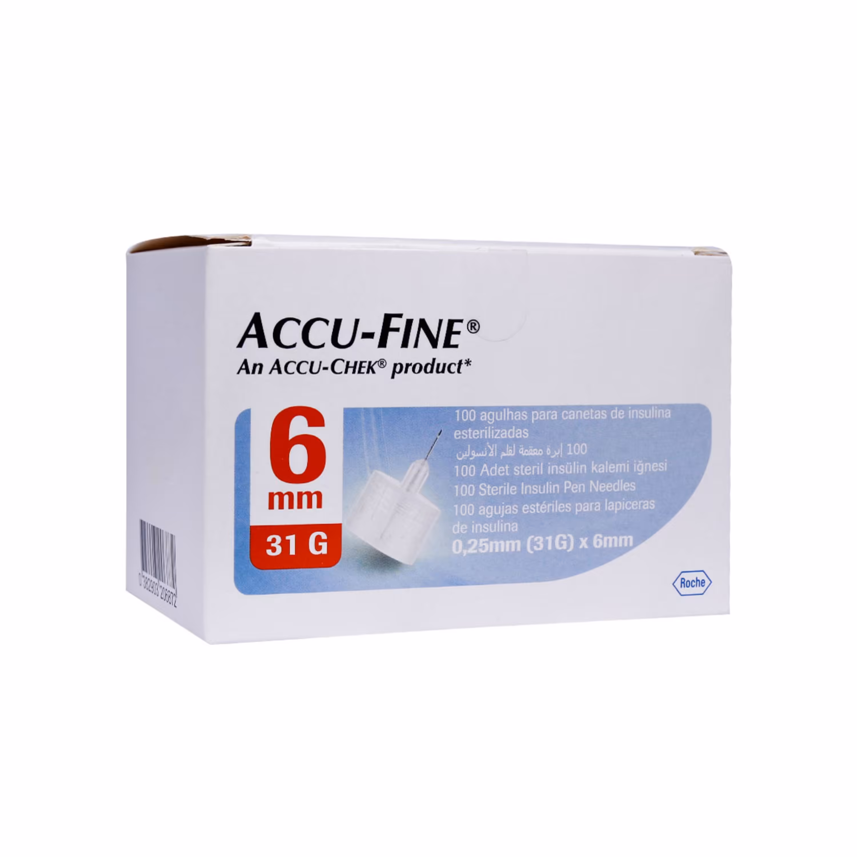 سوزن قلم انسولین اکیوچیک مد ل اکیوفاین 6 میلی متر