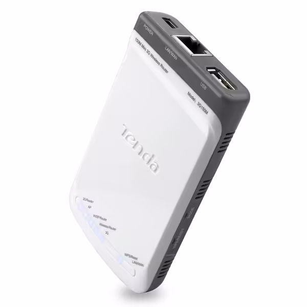 روتر تک پورت بی‌سیم و قابل حمل تندا مدل 3 جی 150 ام