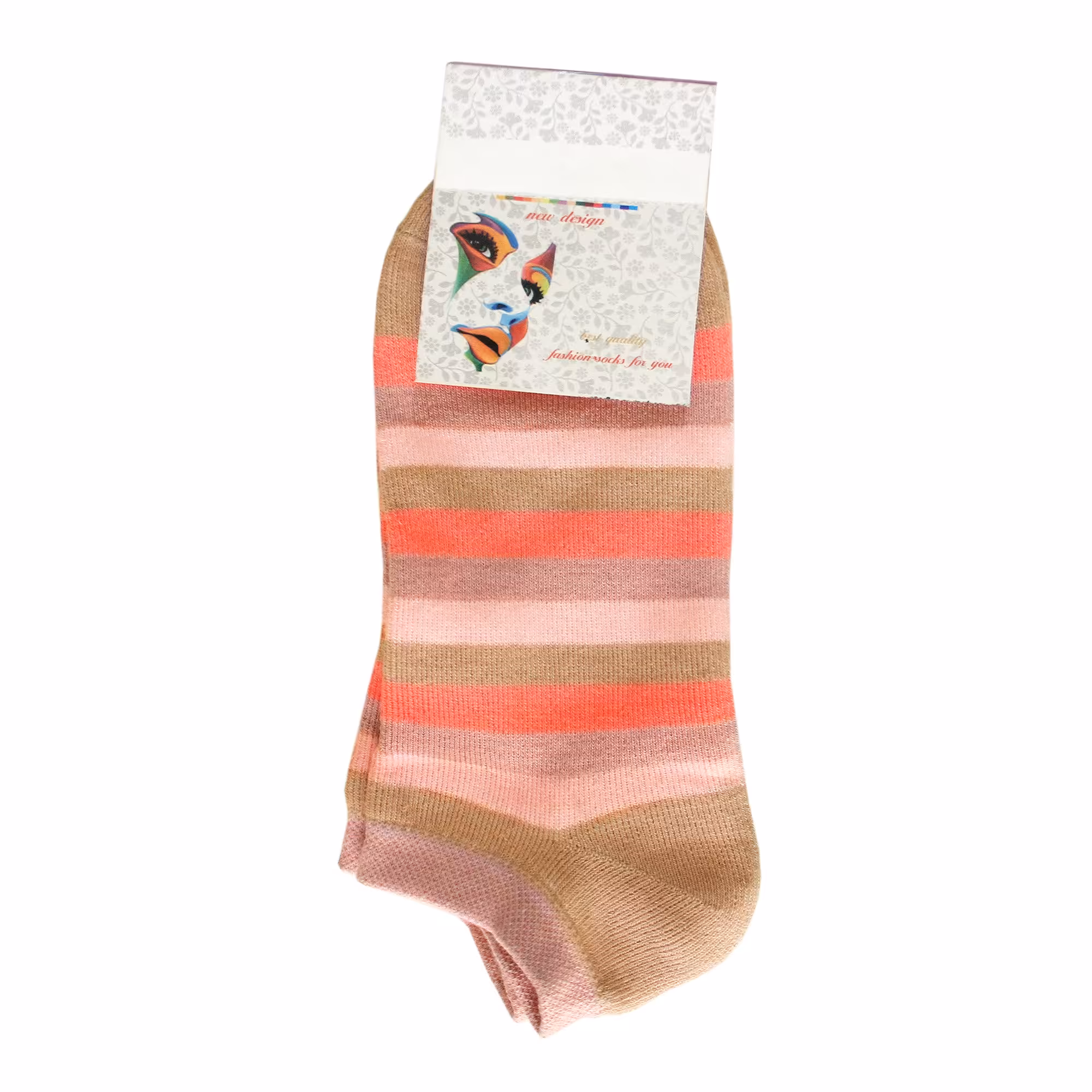 جوراب مچی رنگی حوله ای کد  173N