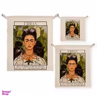 نظم دهنده ترمه طراحان ایده مدل کیسه بنددار خودنگار با گردنبند آهنی و پرنده از فریدا کد art0125 بسته سه عددی