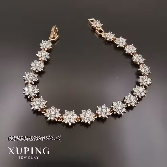 دستبند جواهری . مارک ژوپینگ . با روکش طلا کدکالا 021110249349