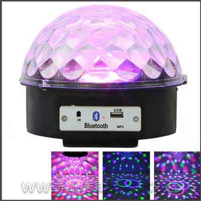 اسپیکر و رقص نور نیم کره بزرگ magic ball