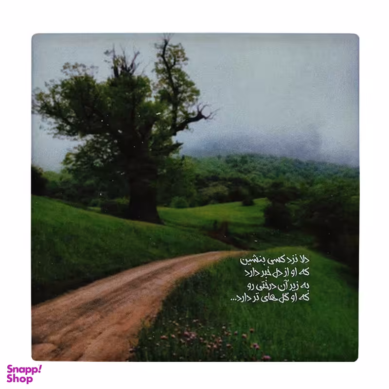 زیر لیوانی طرح دلا نزد کسی بنشین که او از دل خبر دارد کد 6104491_5330