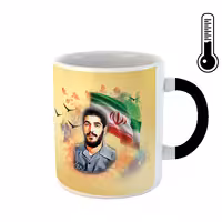 ماگ حرارتی طرح شهید ابراهیم هادی کد 12