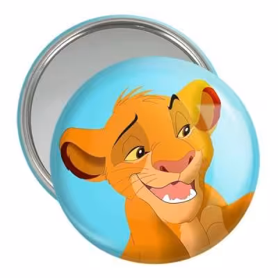 آینه جیبی خندالو مدل شیرشاه Lion King کد 10689