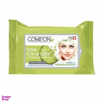 دستمال مرطوب کامان مدل Milk Cleanser بسته 20 عددی