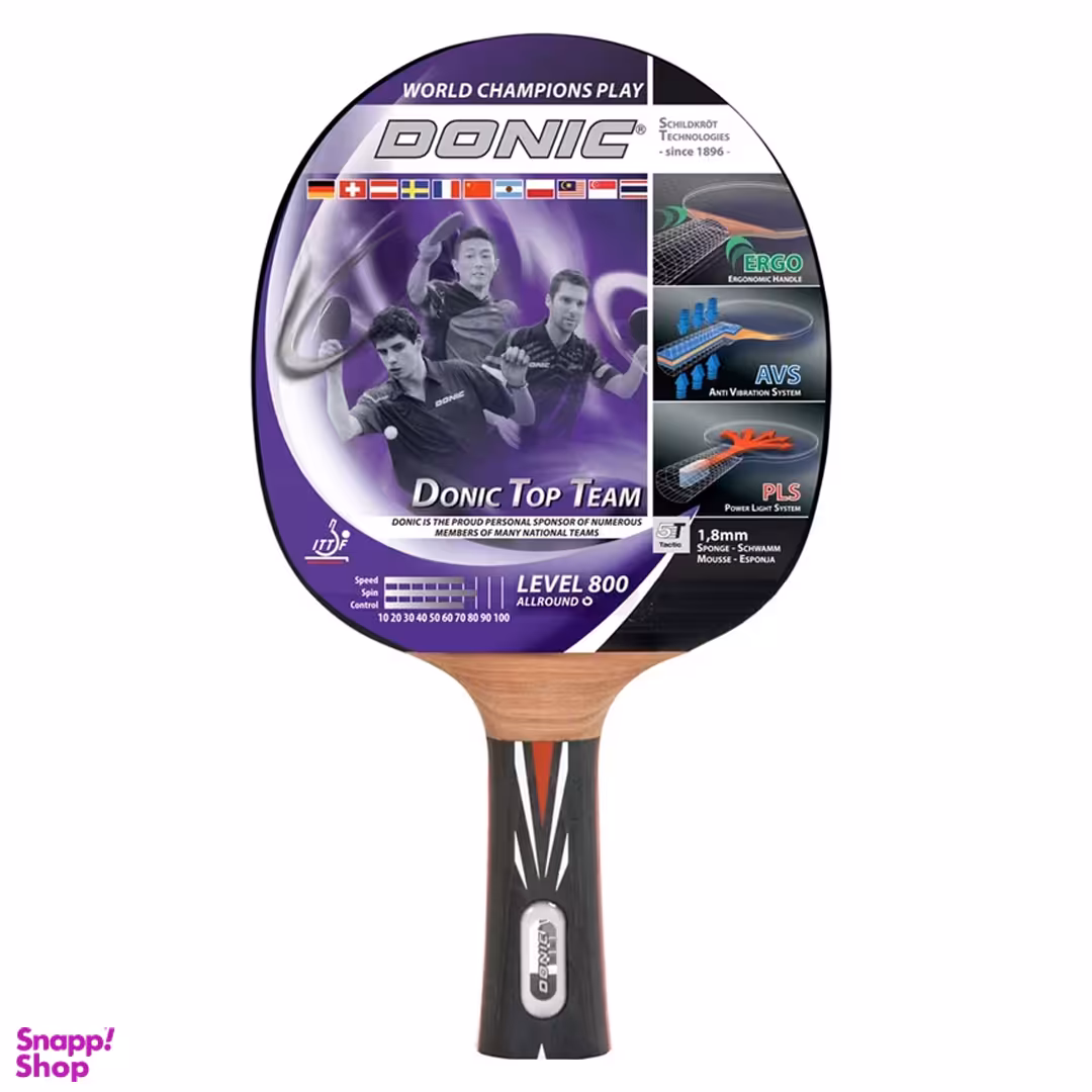راکت پینگ پنگ دونیک شیلدکروت مدل Top Team Level 800
