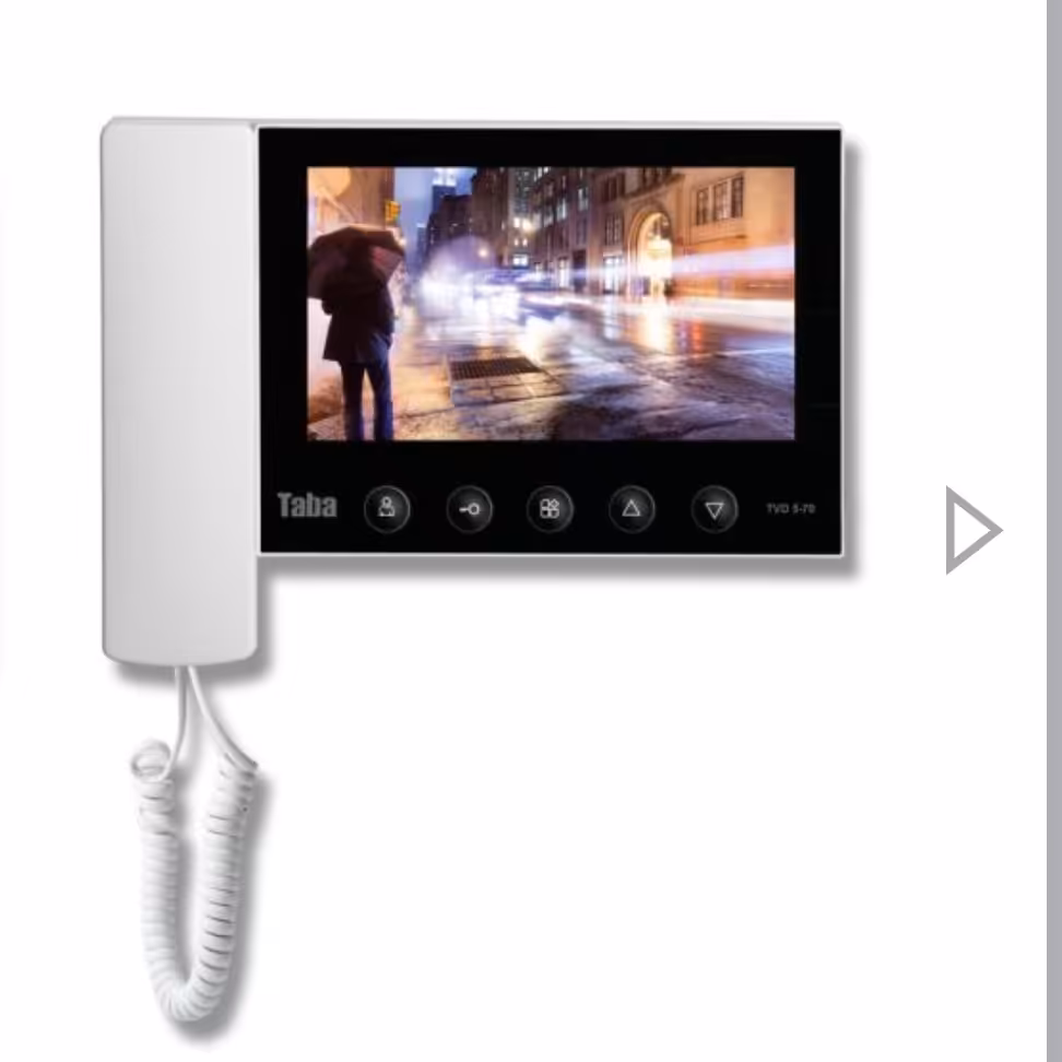 آیفون تصویری تابا مدل70-5 نمایشگر7اینچی و بدون حافظه،مانیتور تصویری،دربازکن تابا