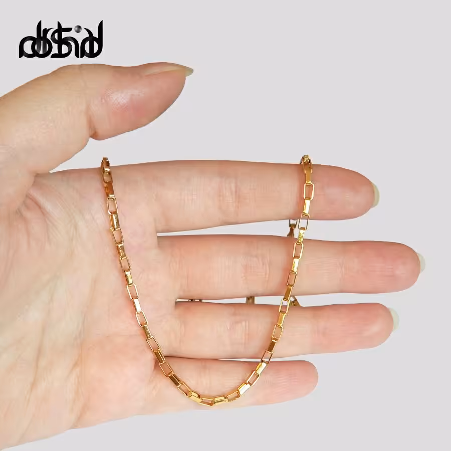 زنجیر استیل طرح آجری مناسب بانوان و آقایان 