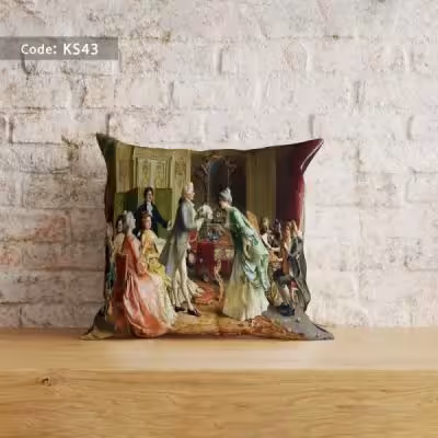 کاور کوسن طرحدار نقاشی کلاسیک سه برند درنیکا