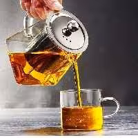 قوری شعله مستقیم پیرکس 750 میلی لیتر مربع(صافی و درب استیل)