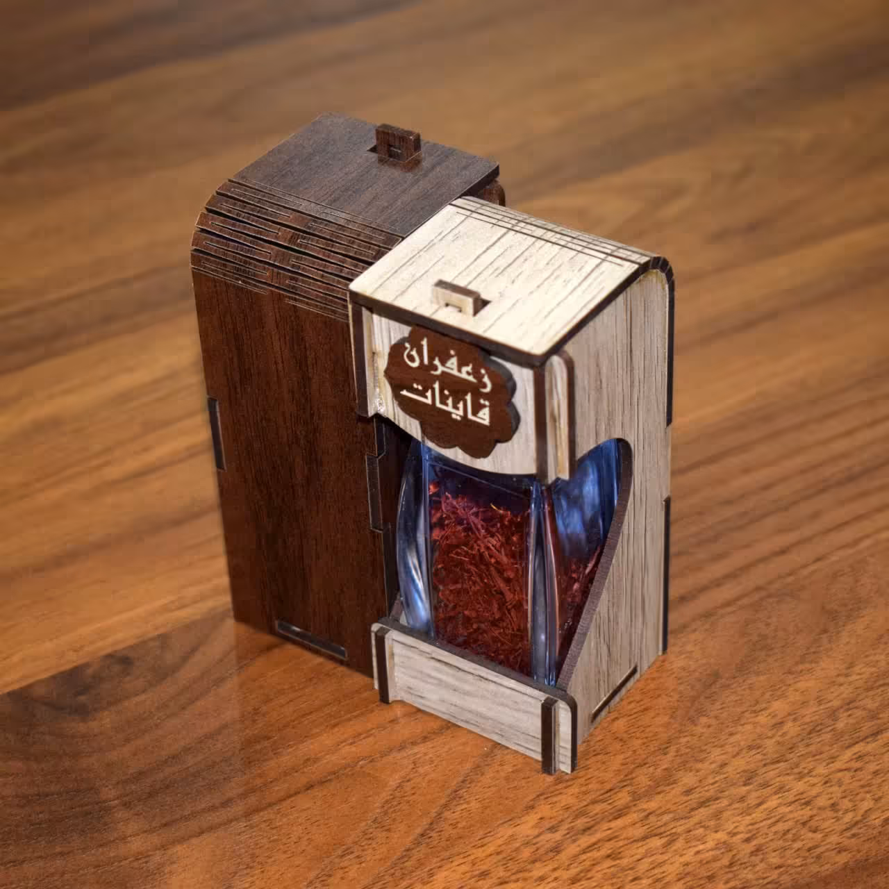 زعفران 1 مثقالی - زعفران یک مثقالی  سرگل  در جعبه چوبی زعفران آنا قاین