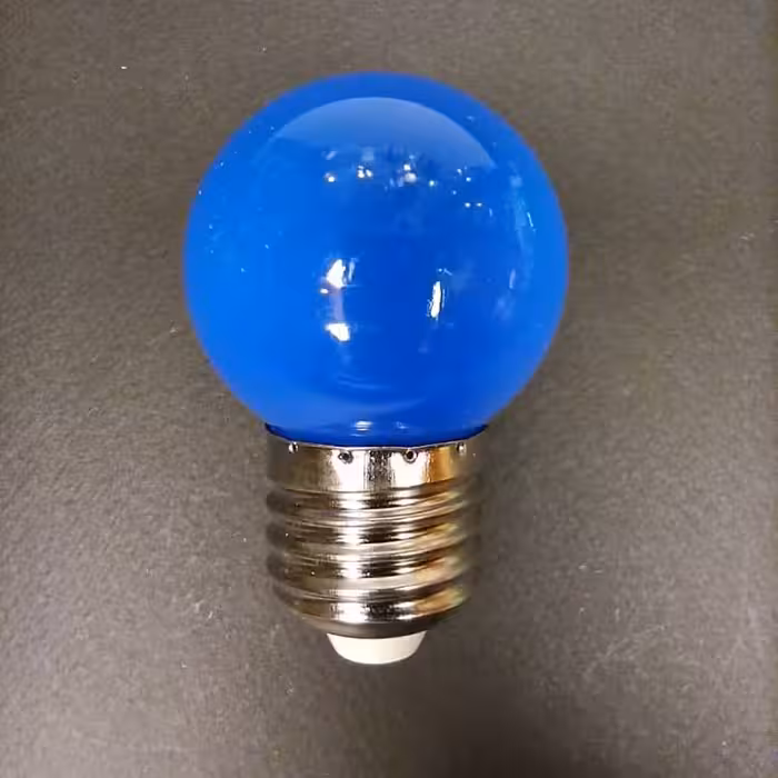 لامپ LED حبابی 0.5 وات رنگ آبی