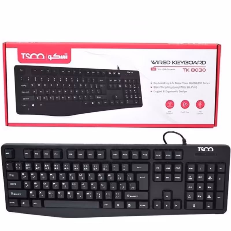 کیبورد تسکو مدل TK 8030-KB1806